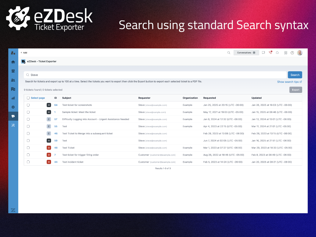 Preview image of app